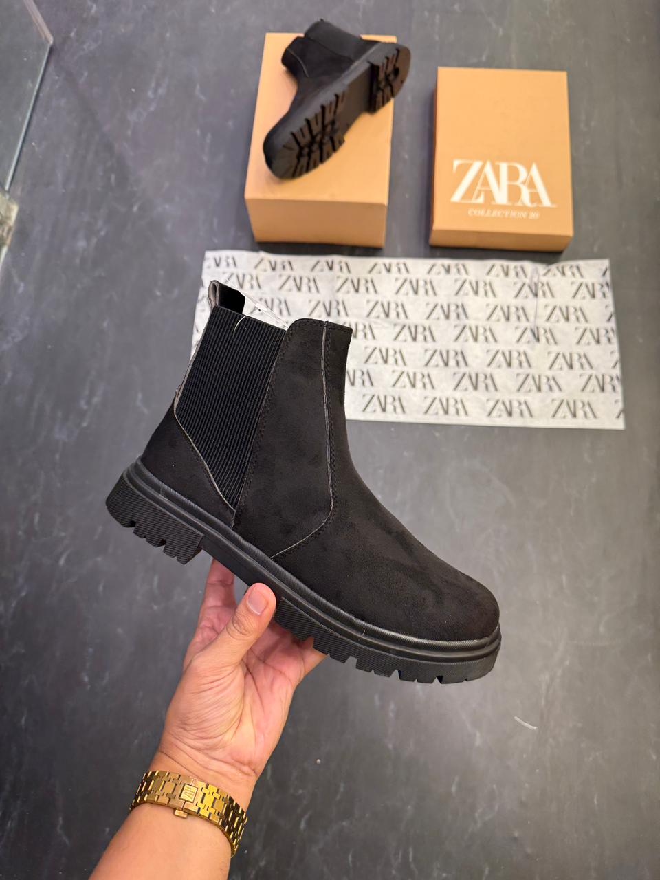 Zara Men's Boot Suede