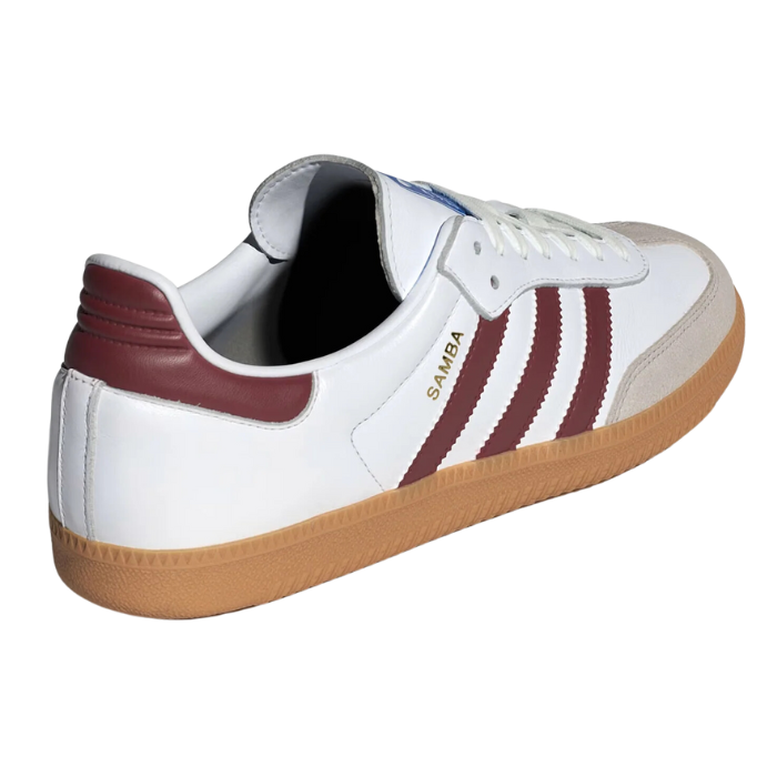 Adidas Samba  'White/Burgundy/Gum