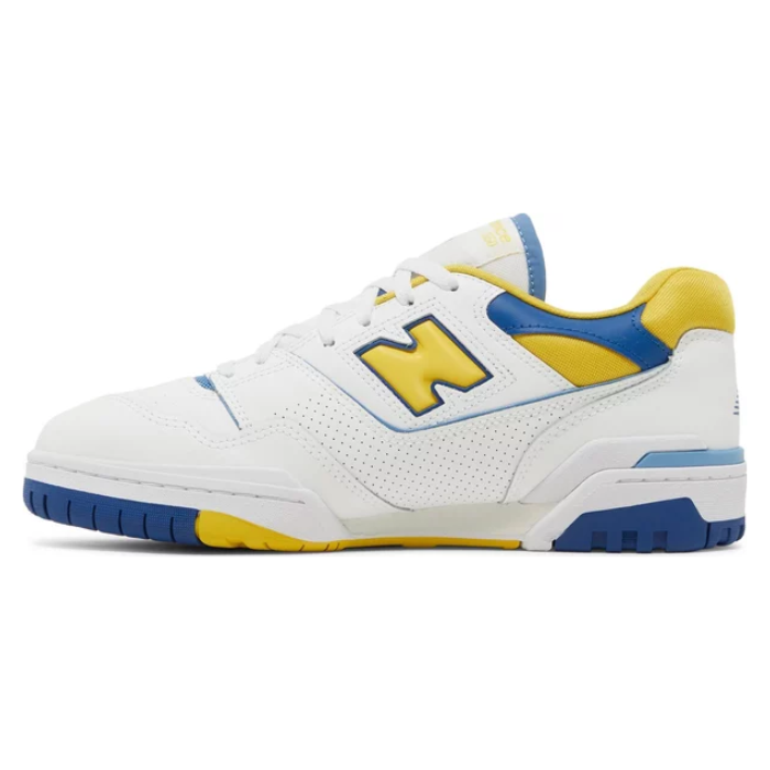 New Balance 550 “Honeycomb Heritage Blue” — Retro Leather Sneaker in Cream
