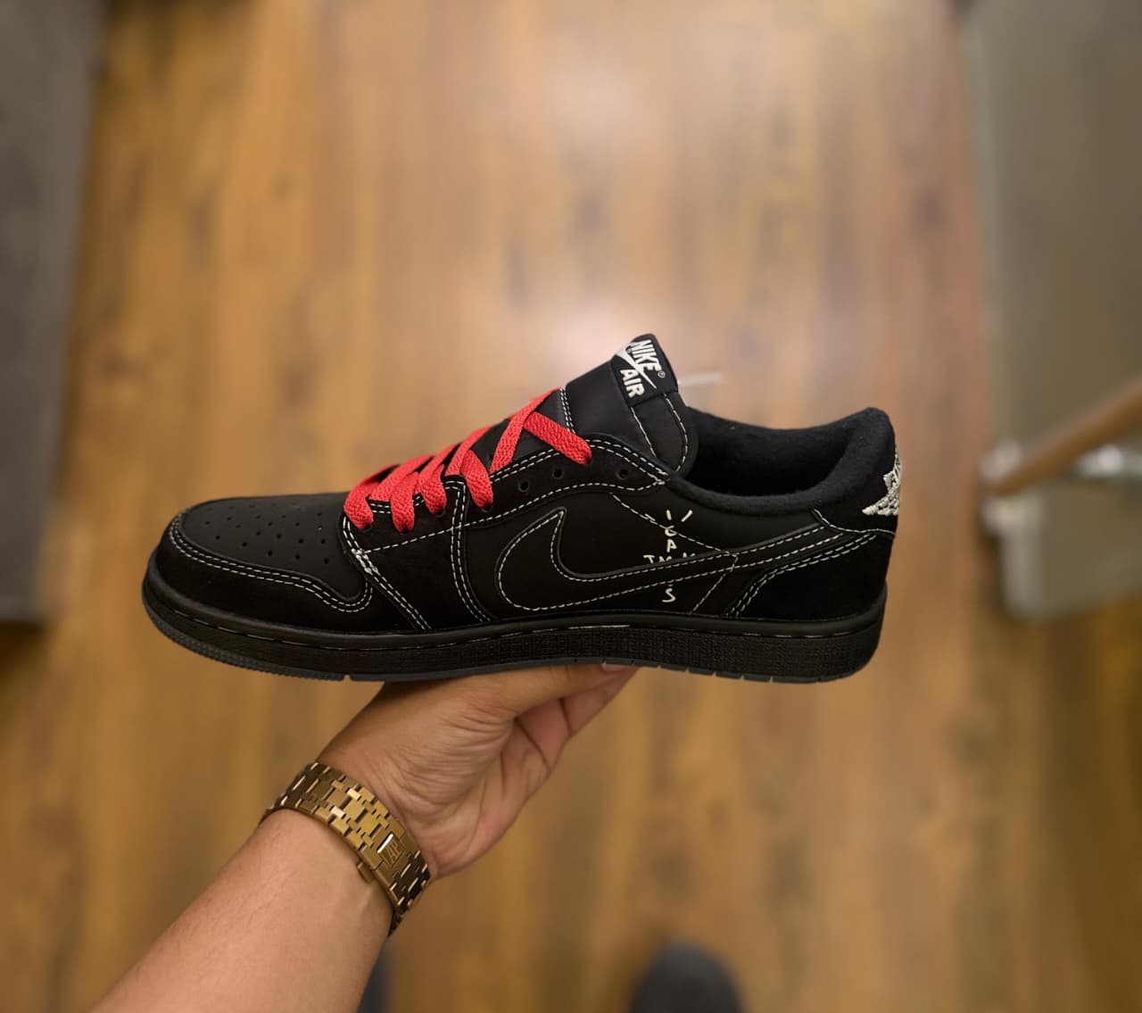 Air Jordan 1 Low SP Travis Scott Black Phantom