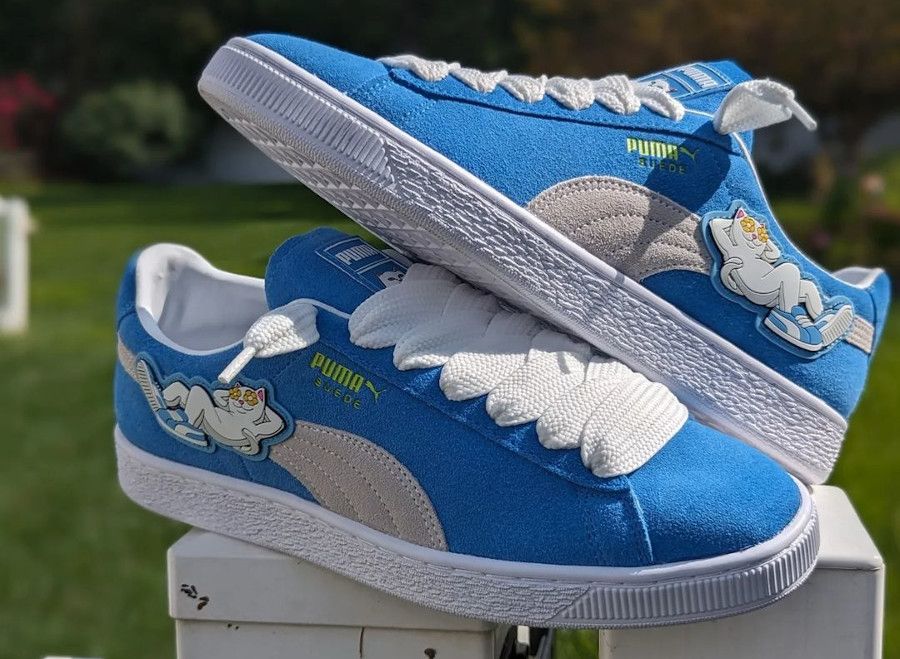 PUMA Suede x RIPNDIP Sneakers (Blue) – Limited Edition Streetwear Shoes