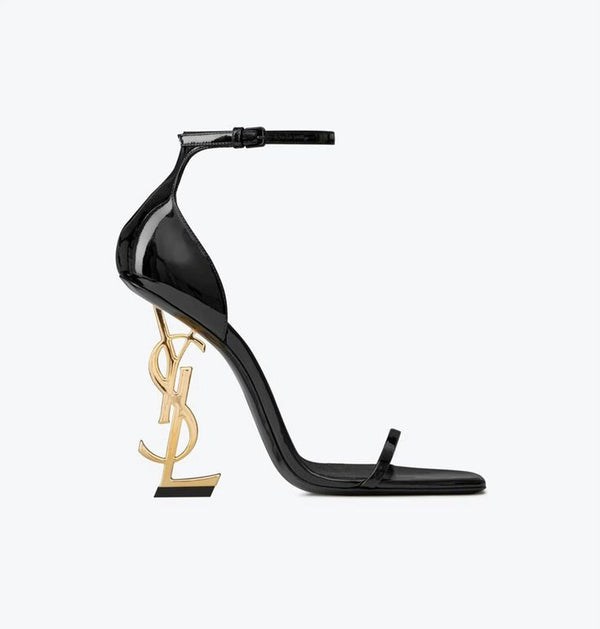 Saint Laurentt Black Signature Heels for Women | Luxury YSL High Heel Sandals