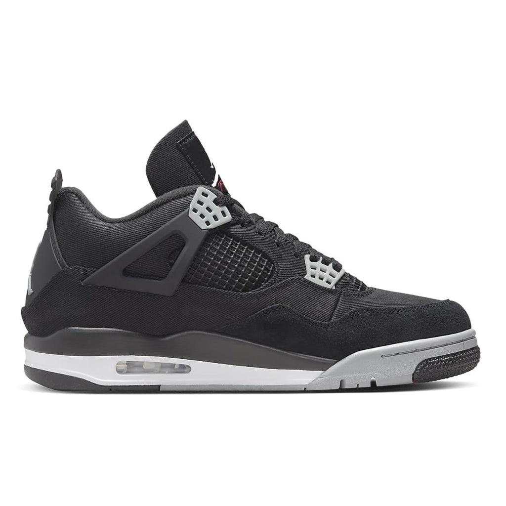 Air Jordan 4 “Black Canvas” — Premium Black Canvas Retro Sneaker