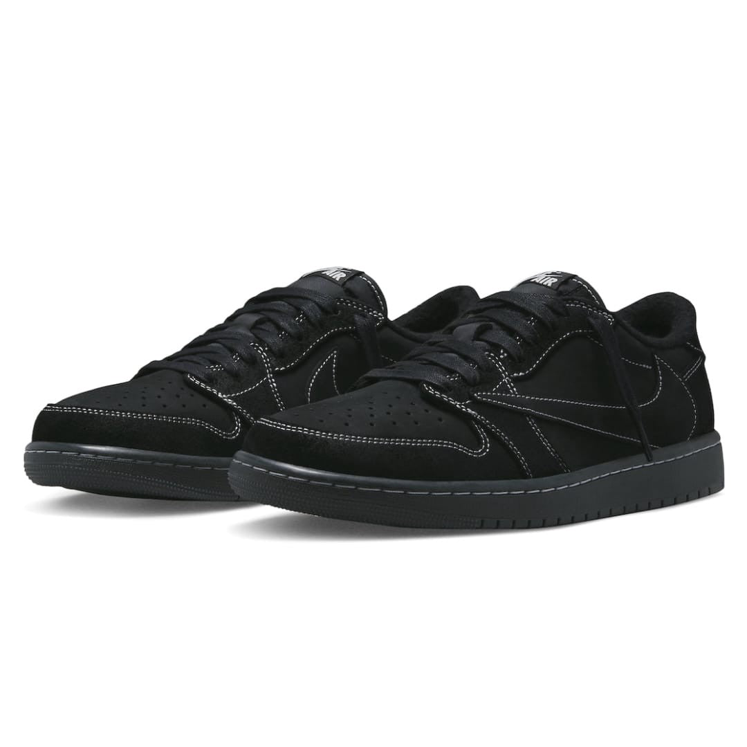 Travis Scott x Air Jordan 1 Low ‘Black Phantom’ – Cactus Jack Collab