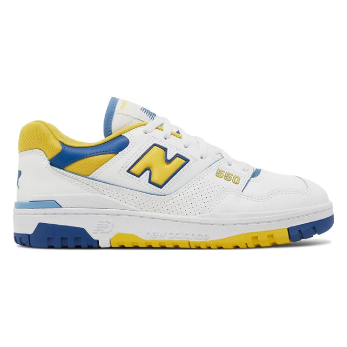 New Balance 550 “Honeycomb Heritage Blue” — Retro Leather Sneaker in Cream