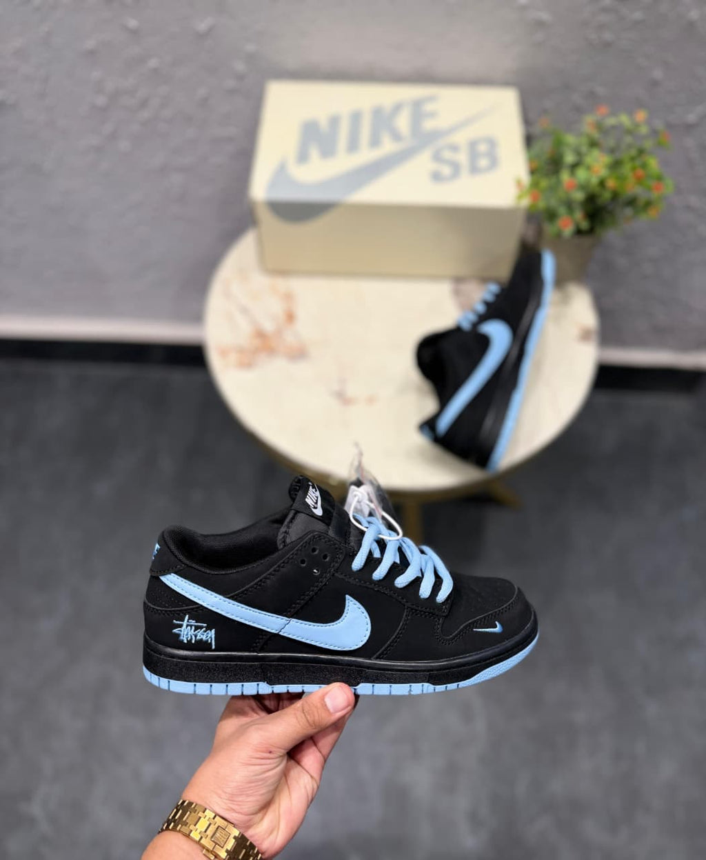 Nike Air Force 1 Custom Stussy Black 2025 – Premium Street Style