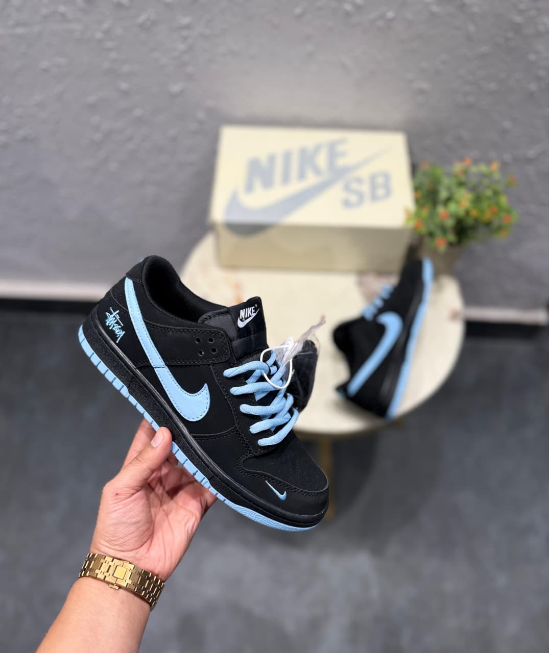 Nike Air Force 1 Custom Stussy Black 2025 – Premium Street Style