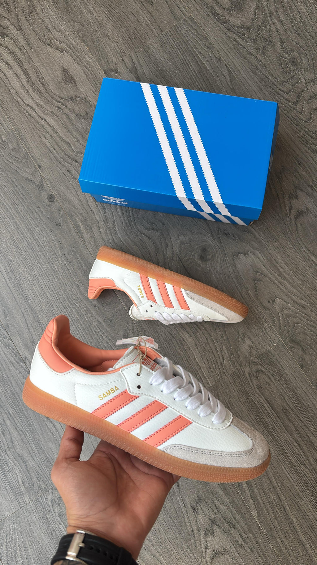 Adidas Samba “White Peach” – Premium Classic Lifestyle Sneakers