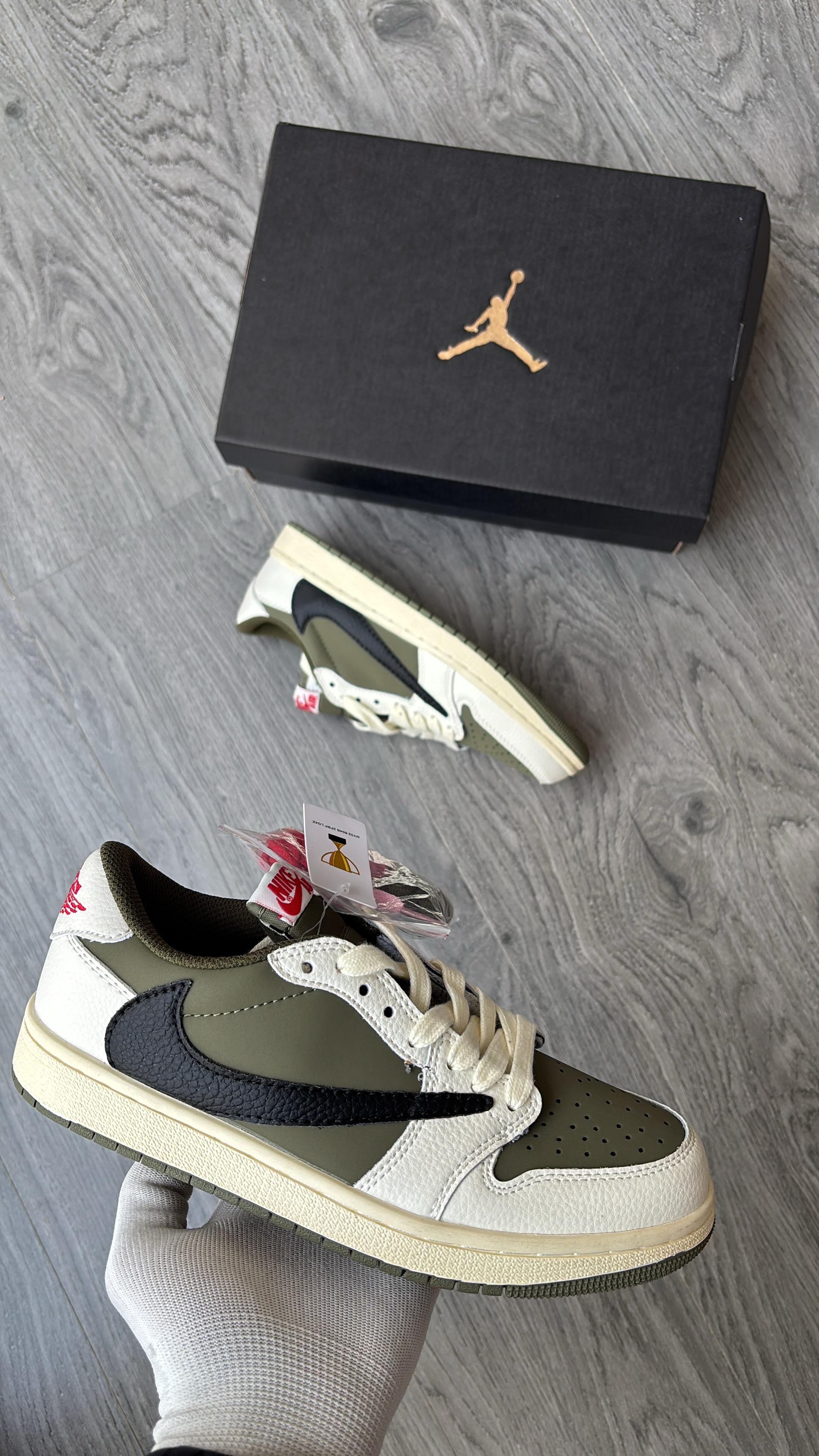 Air Jordan 1 Low Travis Scott Olive – Exclusive Streetwear Sneakers