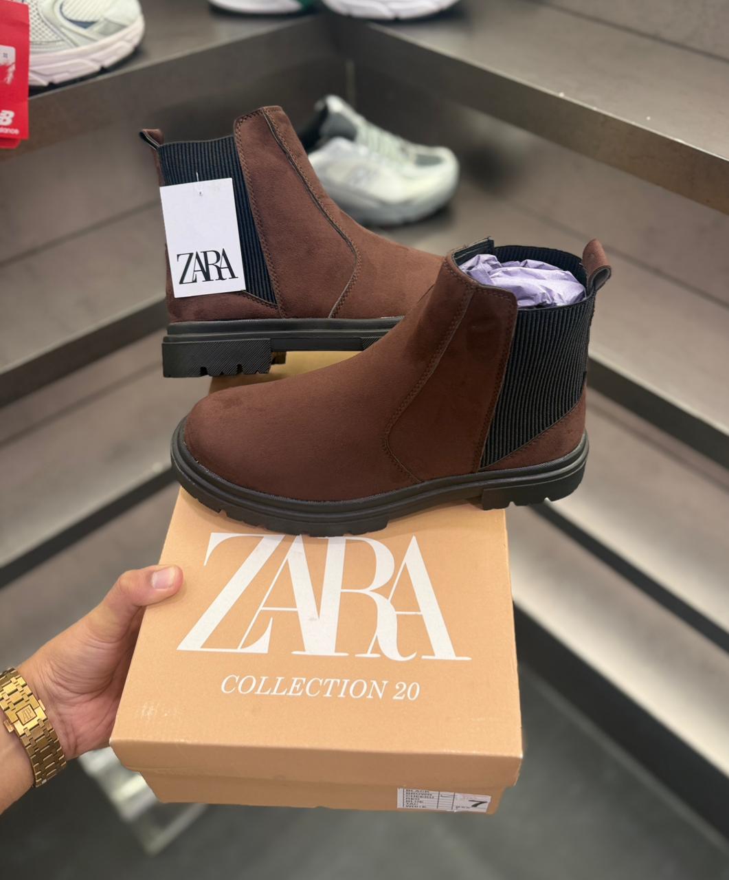 Zara Men's Boot Suede