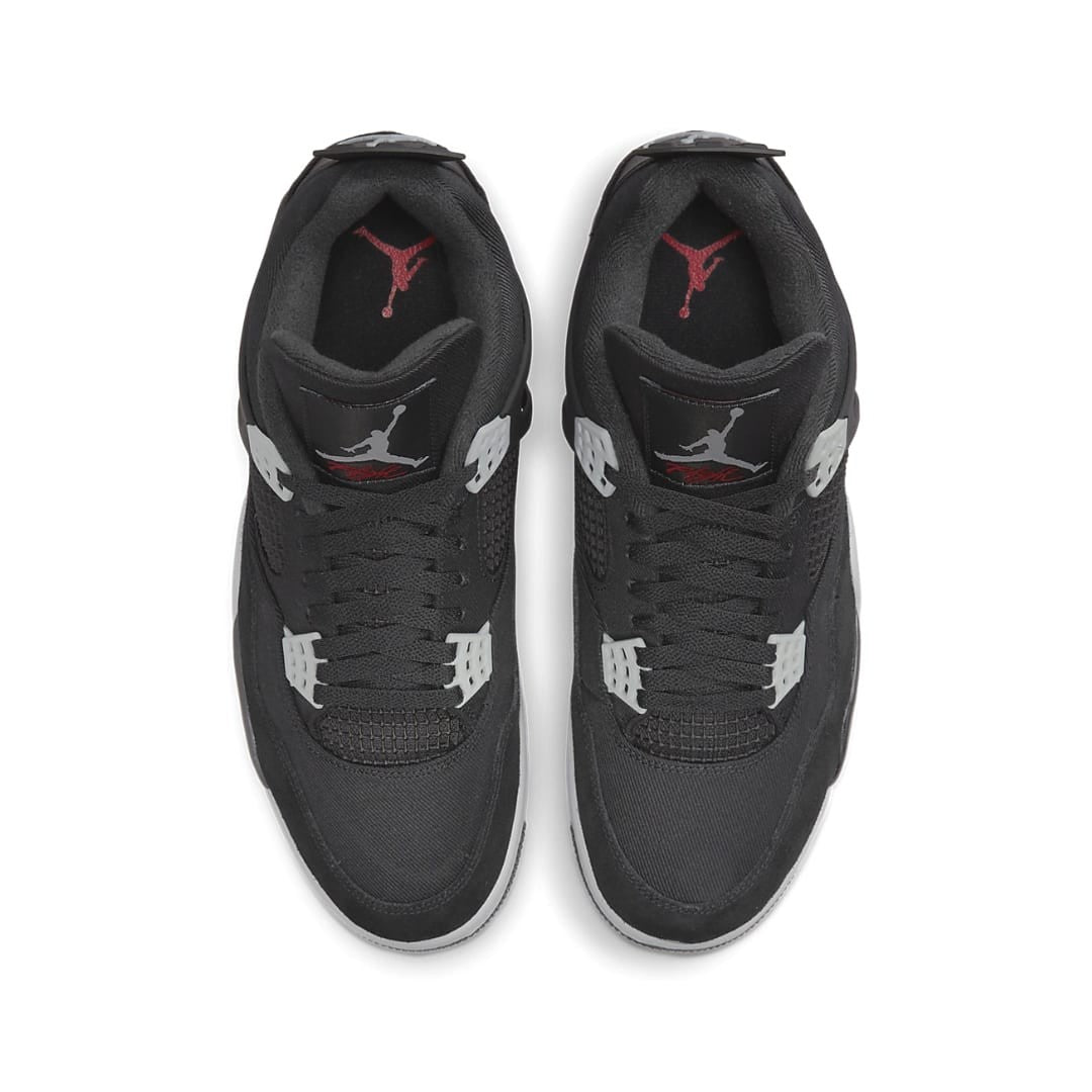 Air Jordan 4 “Black Canvas” — Premium Black Canvas Retro Sneaker