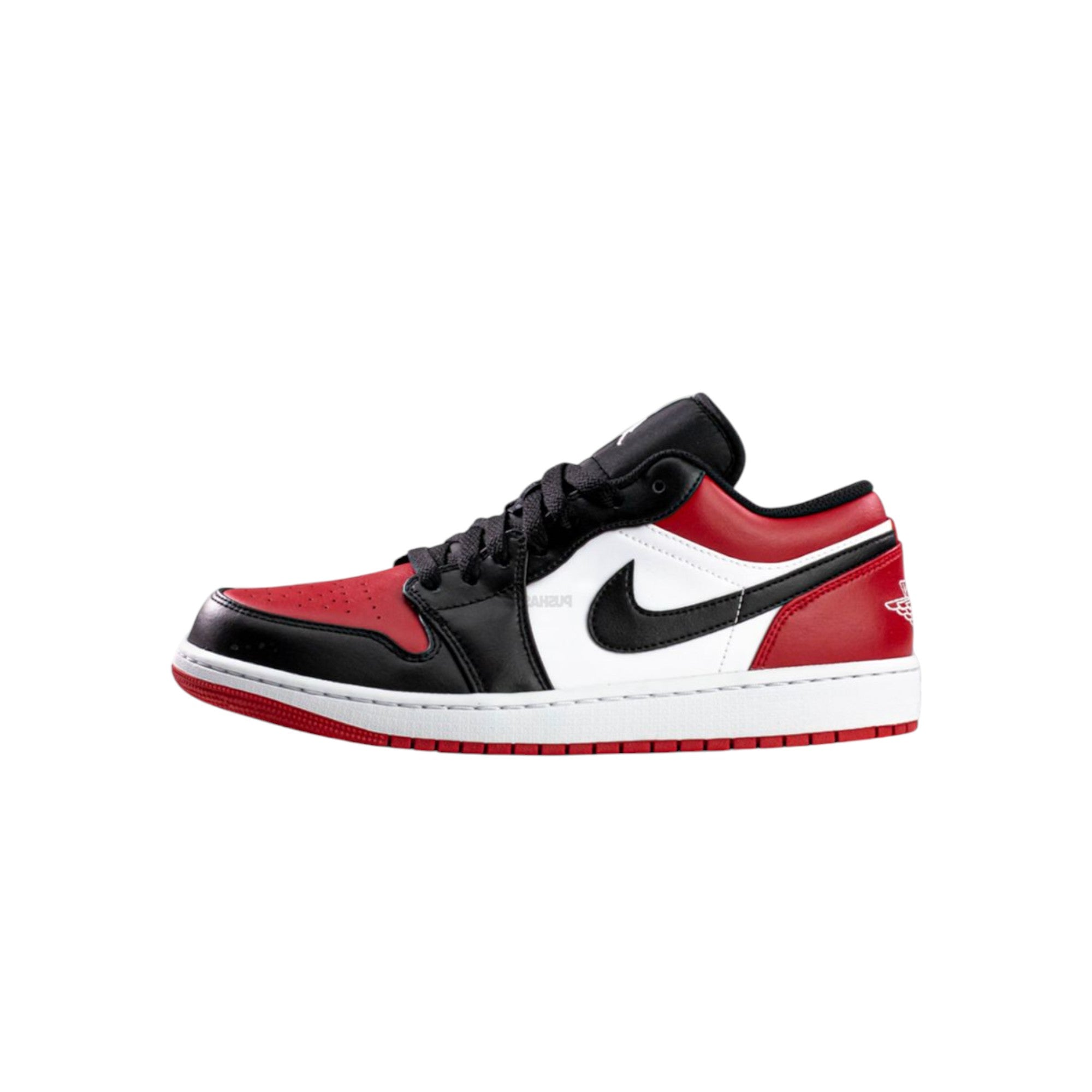 Air Jordan 1 Low Bred Toe – Classic Red/Black