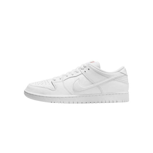 Dunk Low Pure White  ––  Premium Skate Sneakers