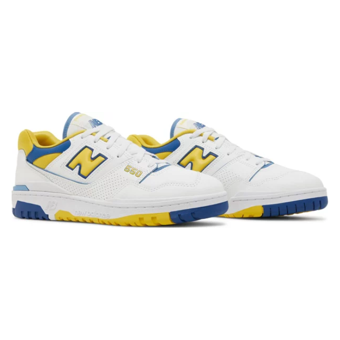 New Balance 550 “Honeycomb Heritage Blue” — Retro Leather Sneaker in Cream