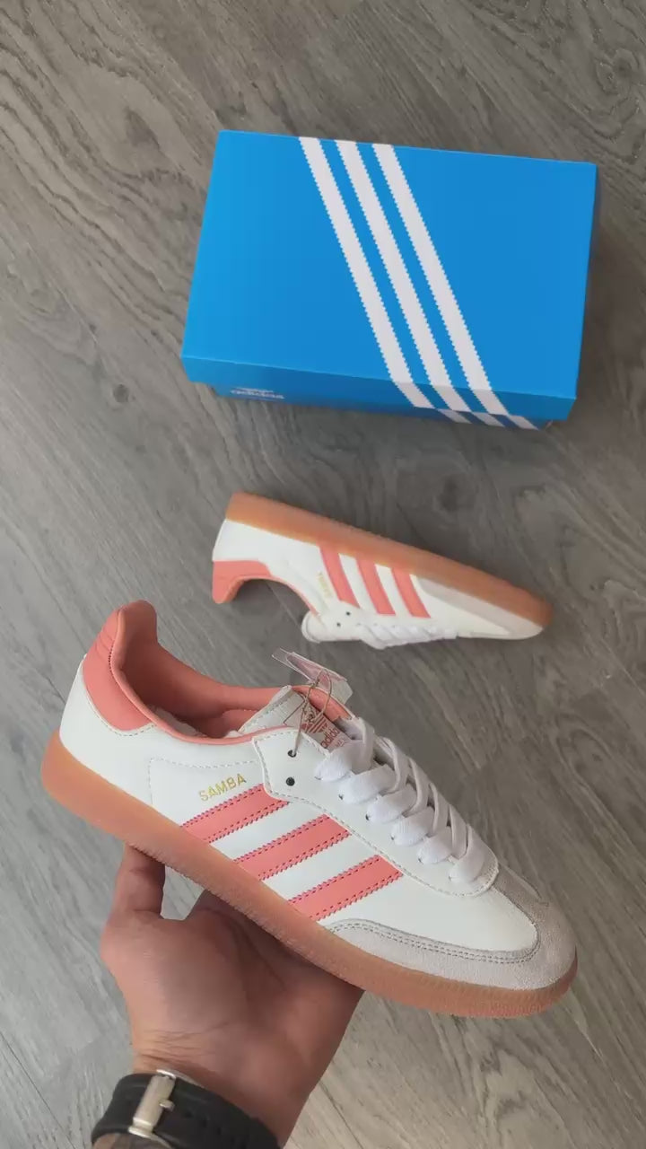 Adidas Samba “White Peach” – Premium Classic Lifestyle Sneakers